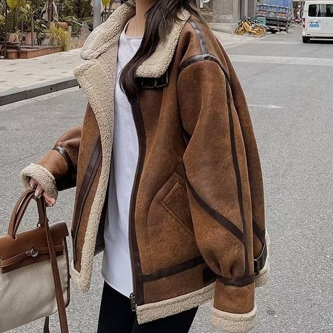 H&F Lamb Fur Coat c