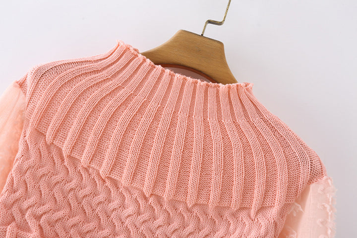 H&F Chiffon Sleeve Sweater c