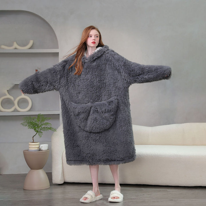 H&F Plush Hooded Pajamas c