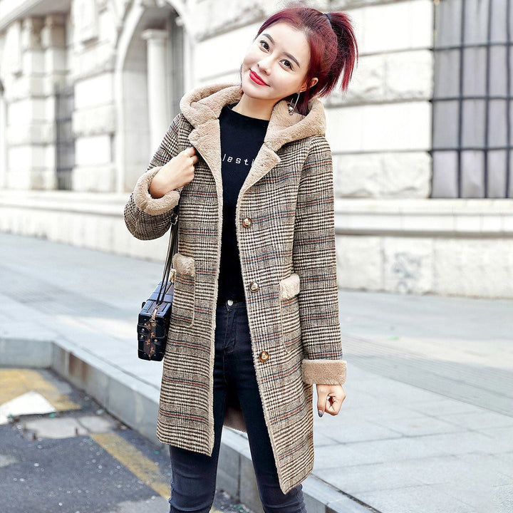 H&F Thick Hooded Woolen c