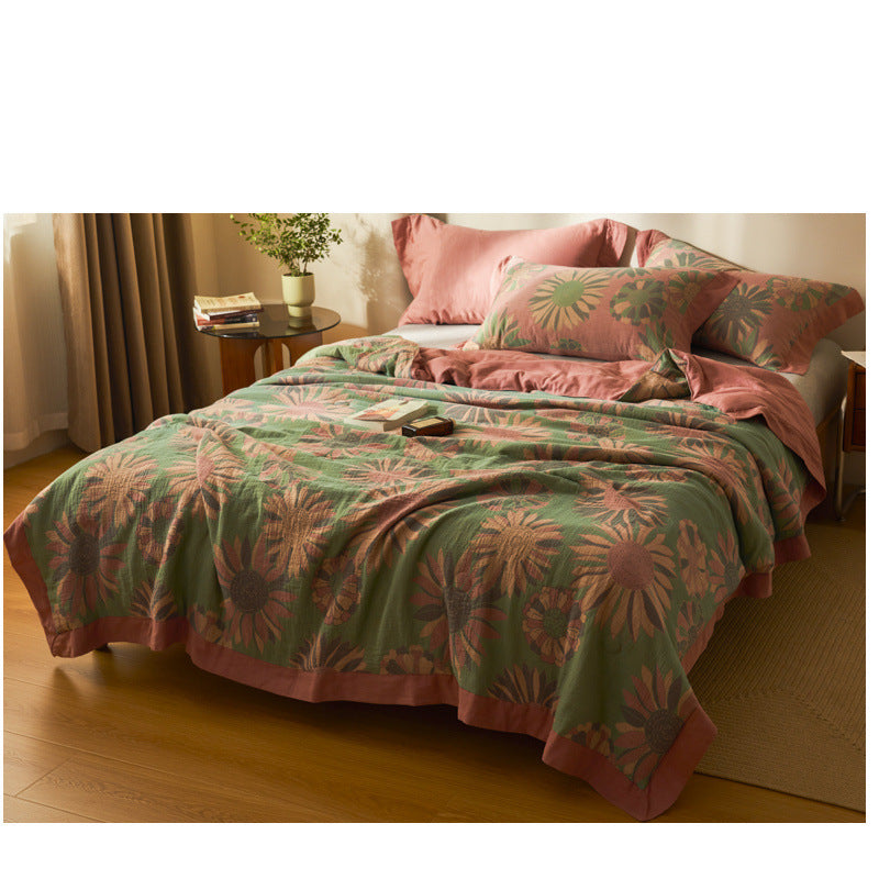 H&F — Cotton Class A Yarn-Dyed Jacquard Summer Blanket