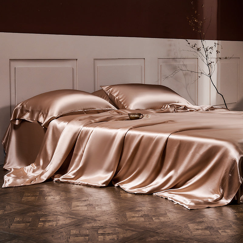 25-Pound Mulberry Silk Four-Piece Bedding Set
