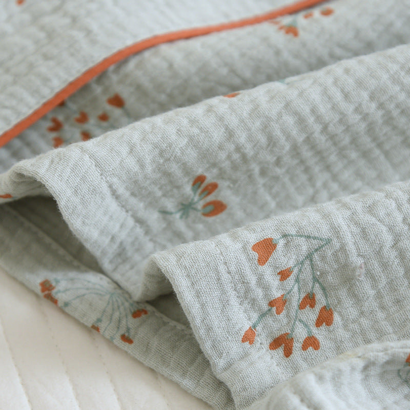 H&F Lapel Floral Pajamas c