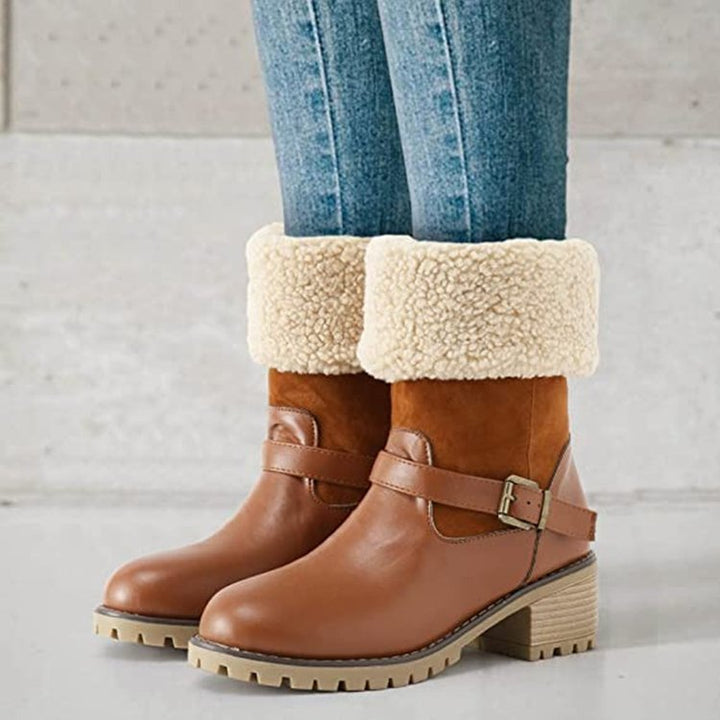 H&F Buckle Chunky Boots c