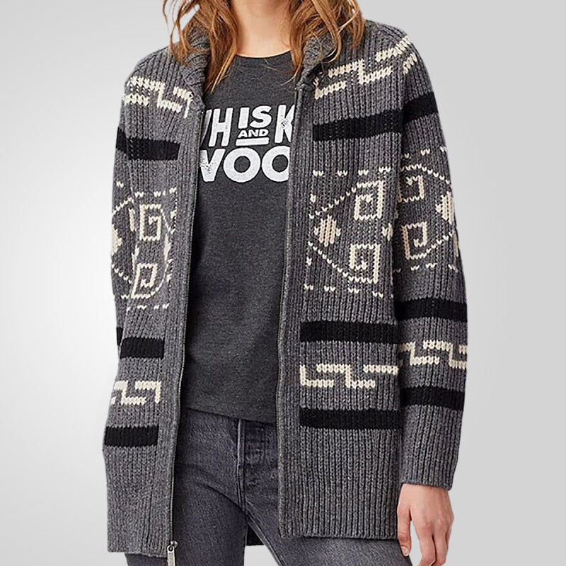 H&F Jacquard Winter Sweater c
