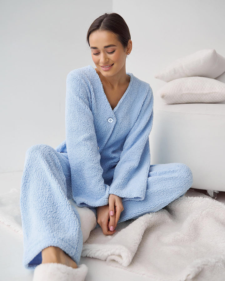 H&F Woolen Blue Pajamas c