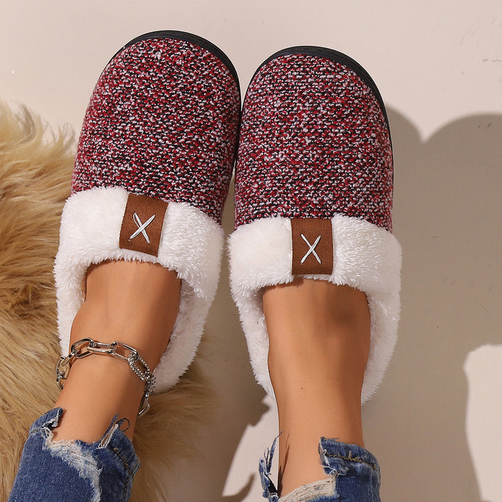 H&F Thick Plush Slippers c