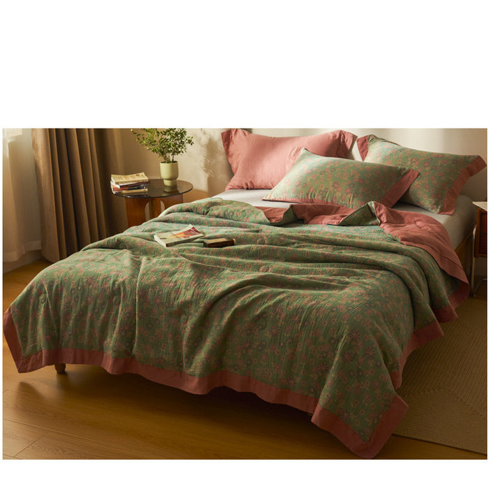 H&F — Cotton Class A Yarn-Dyed Jacquard Summer Blanket