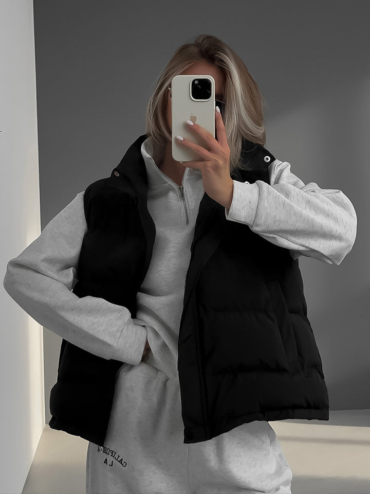H&F Hooded Down Vest c