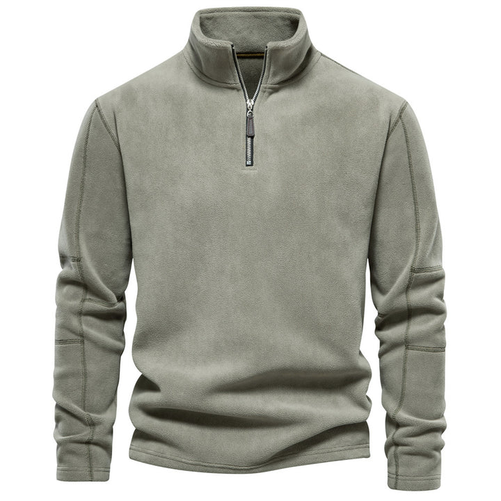 H&F Stand-collar Fleece Zip c