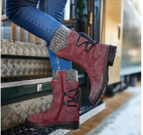H&F Winter Mid-Calf Snow Boots c