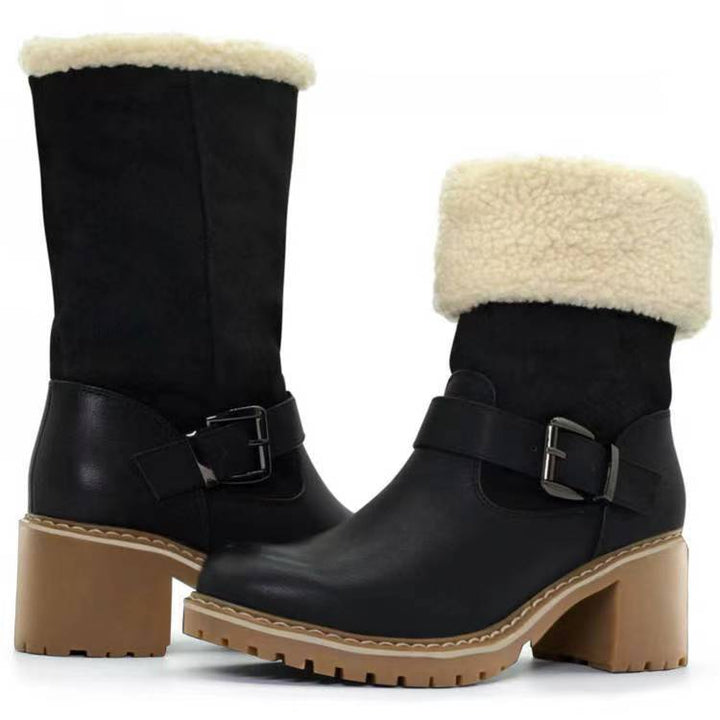 H&F Buckle Chunky Boots c