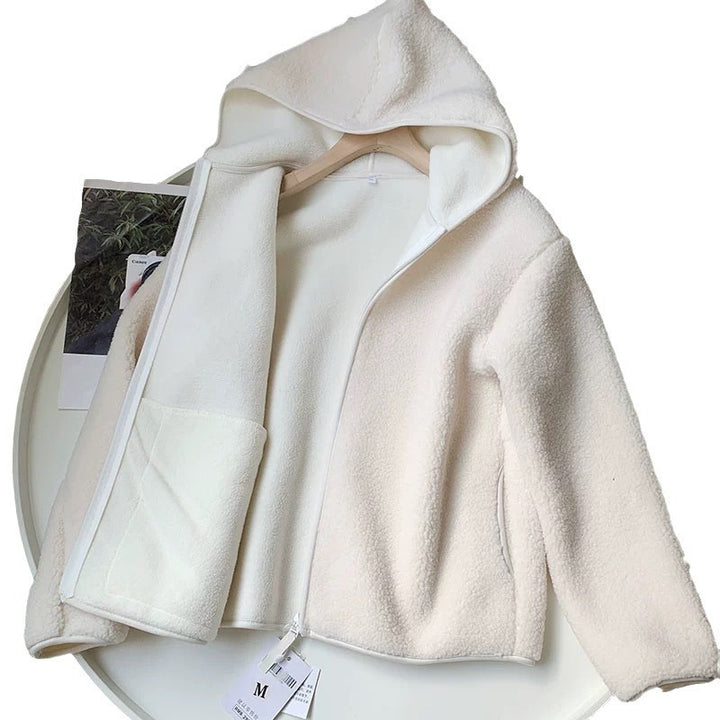 H&F Faux Cashmere Hoodie c