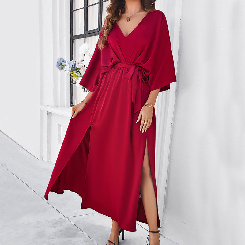 H&F Bat Split Dress c