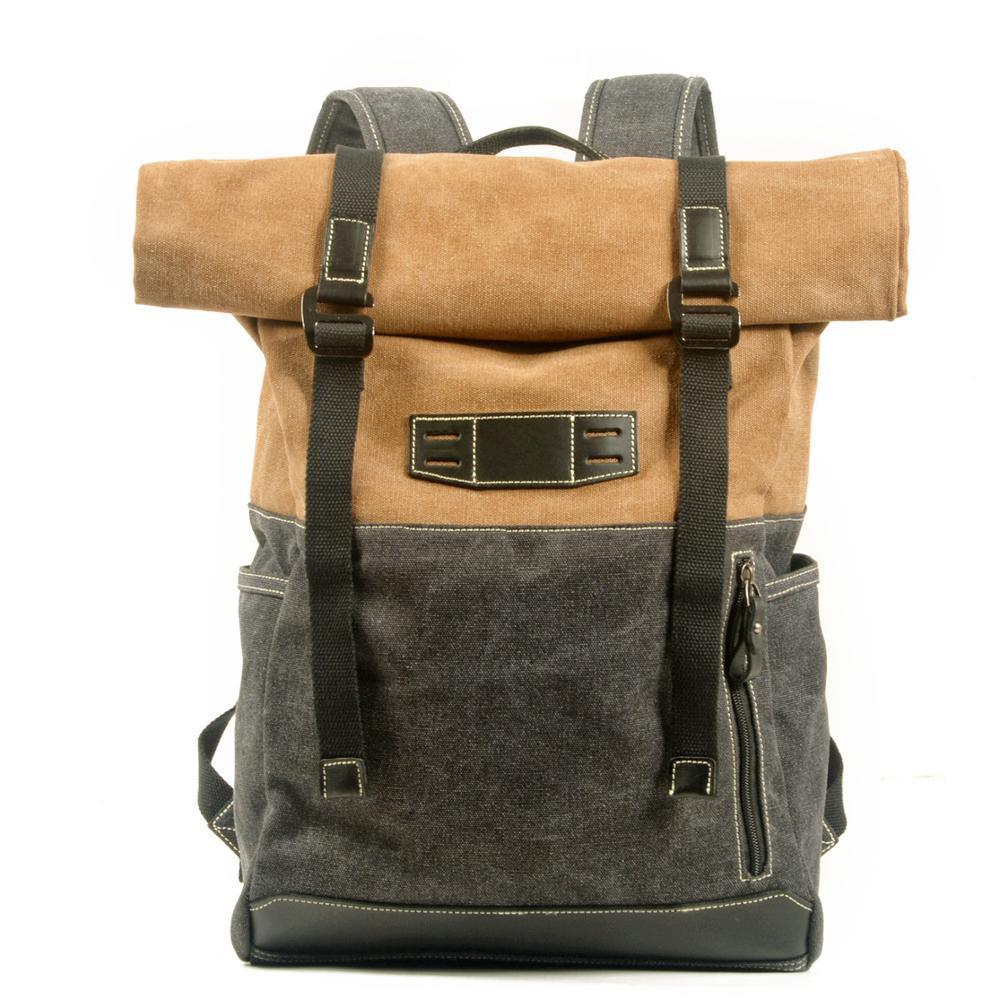 H&F Retro Canvas Backpack c