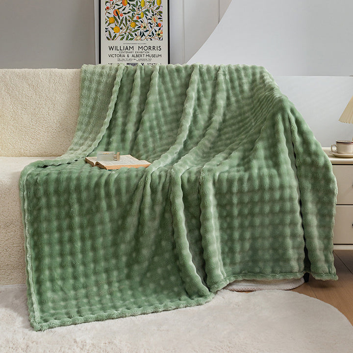 Bubble Flannel Air Conditioner Blanket ♡ Free Shipping