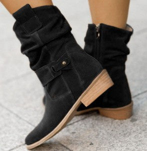 H&F Large Metal Round Boots c