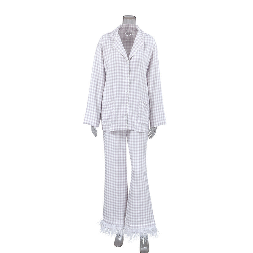 H&F Feather Pink Pajamas c