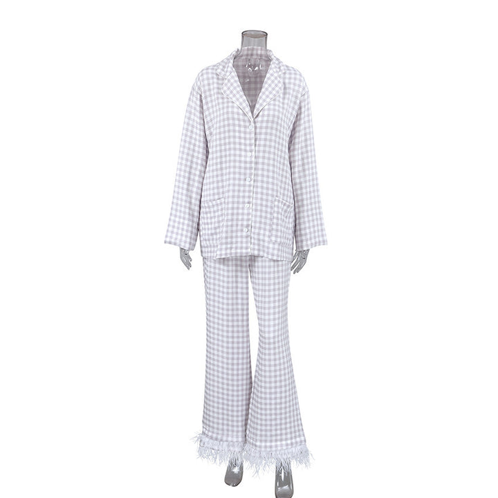 H&F Feather Pink Pajamas c