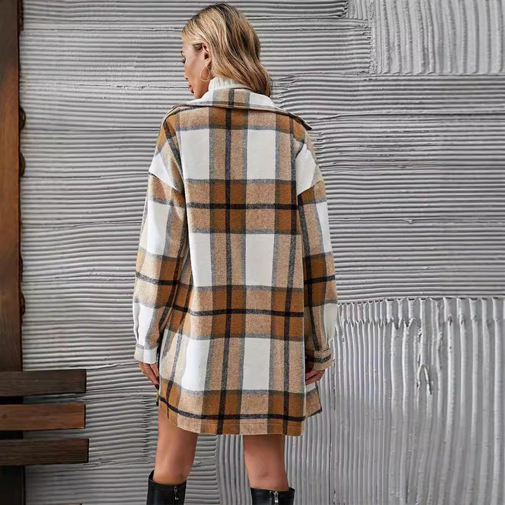 H&F Woolen Plaid Suit c