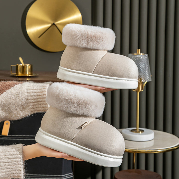 H&F Fur Warm Ankle Boots c