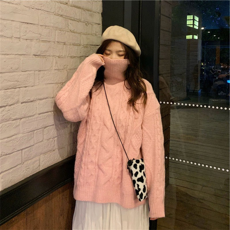 H&F Chenille Twist Sweater c