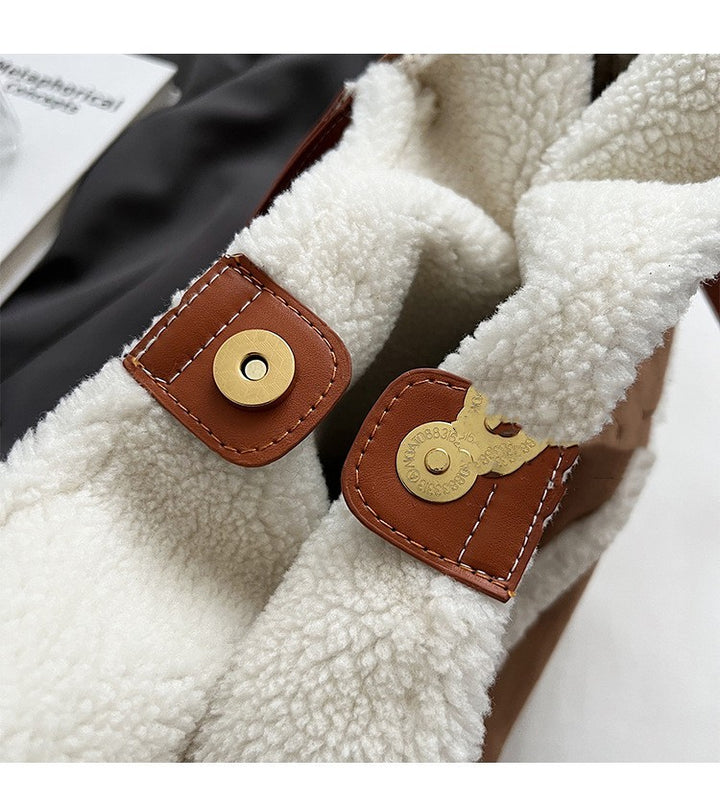 H&F Plush Suede Tote c