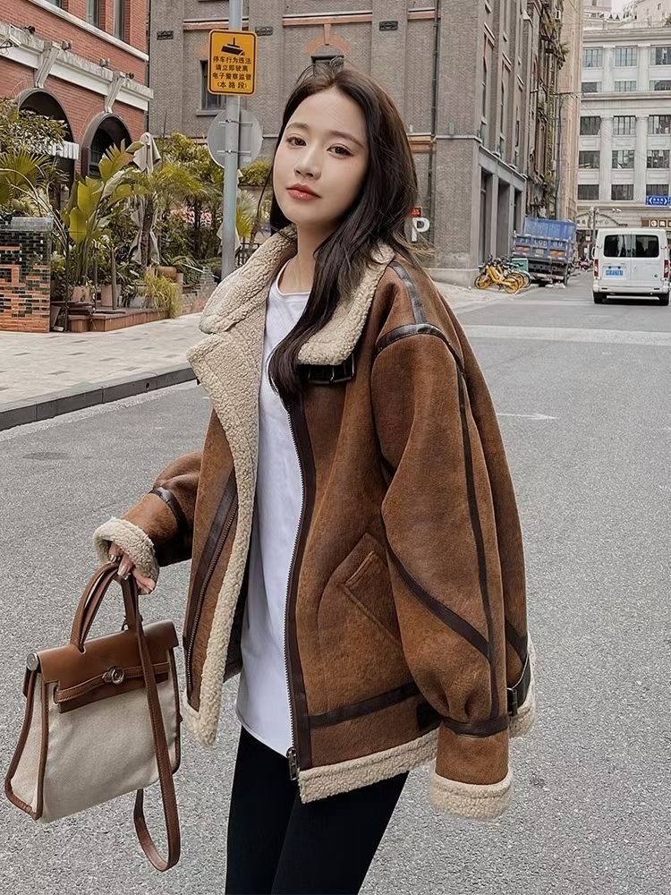 H&F Lamb Fur Coat c