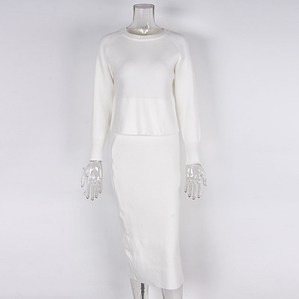 H&F Slit Hem Dress c