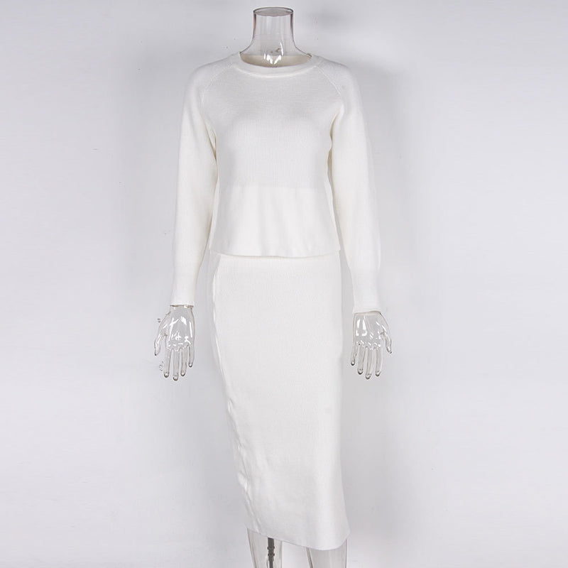 H&F Slit Hem Dress c