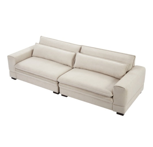 H&F Beige Fabric Sofa c