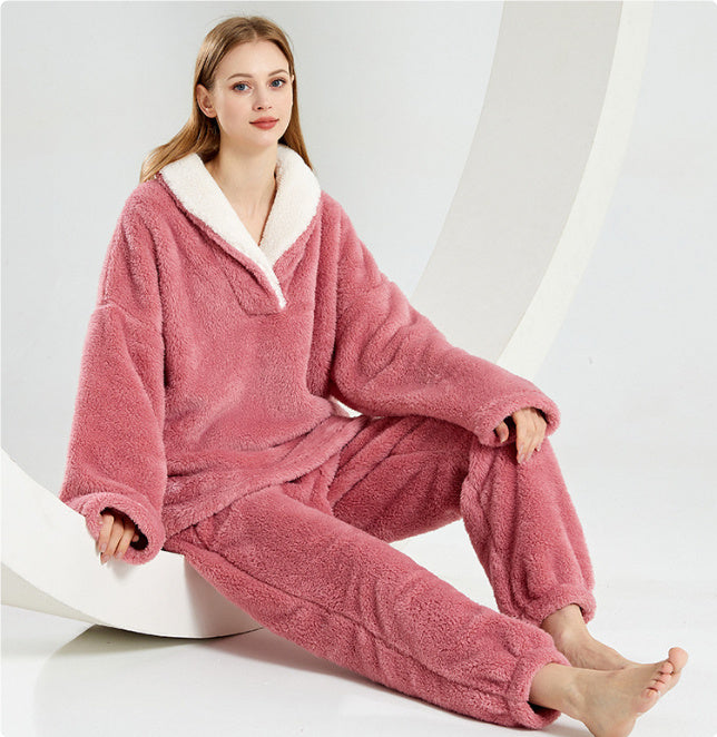 H&F Flannel Pajama Set c