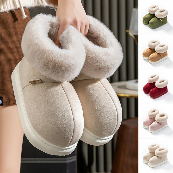 H&F Fur Warm Ankle Boots c