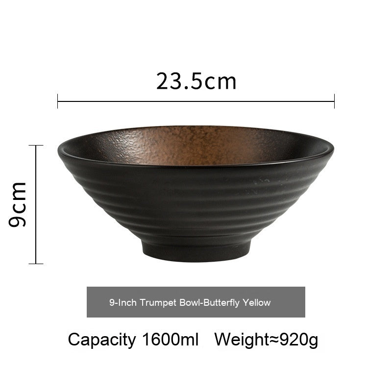 Spice-Dusted Ramen Ceramic Bowl