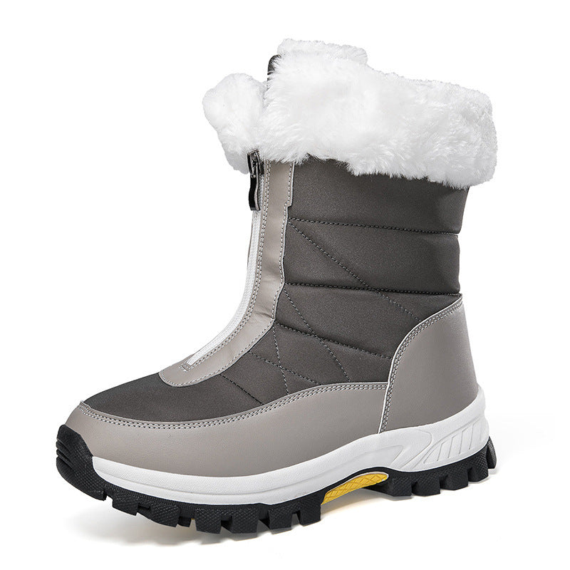 H&F Platform Zipper Ankle Boots c