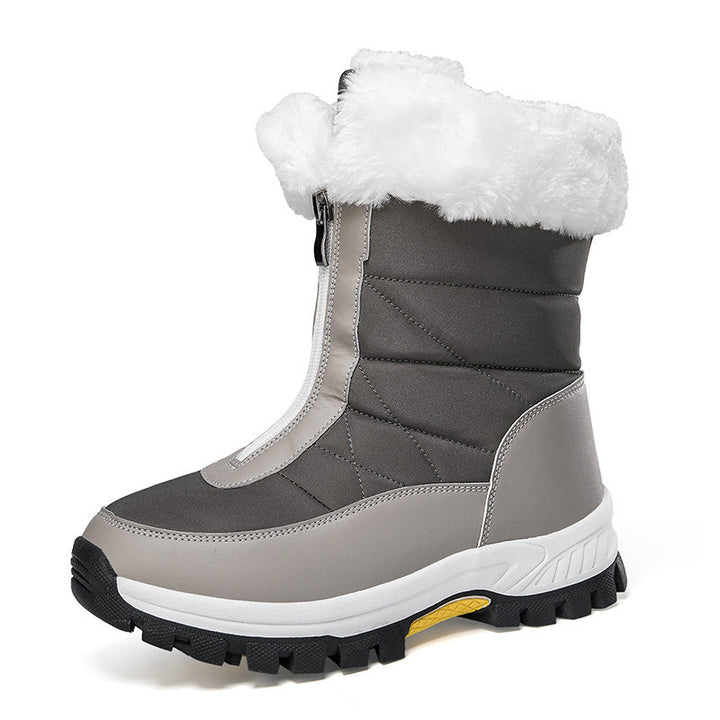 H&F Platform Zipper Ankle Boots c