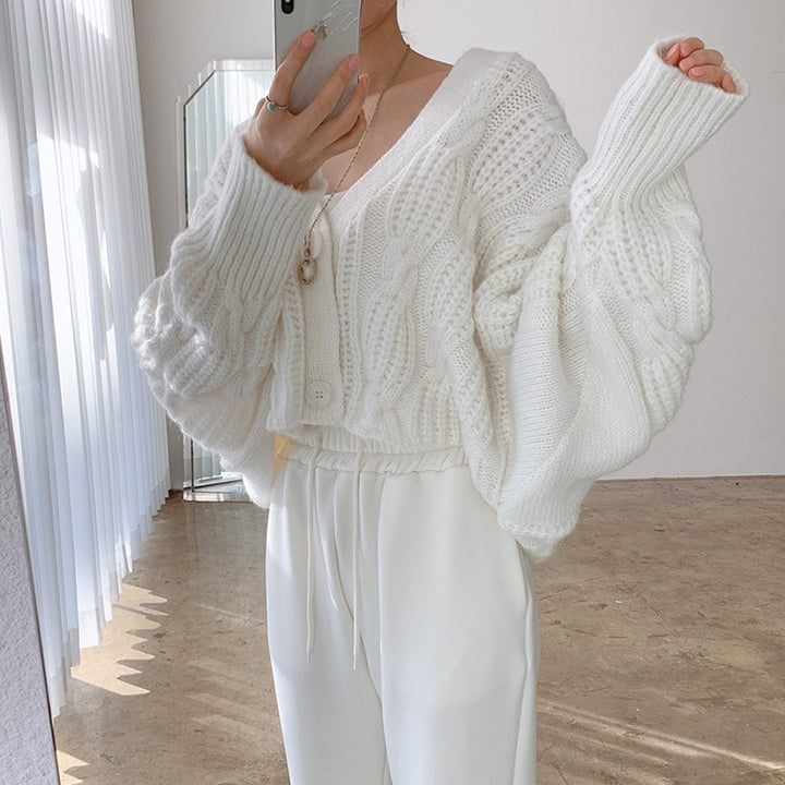H&F Linen Pattern Cardigan c