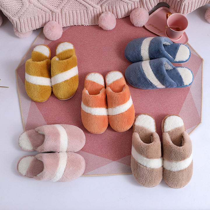 H&F Rabbit Fur Slippers c