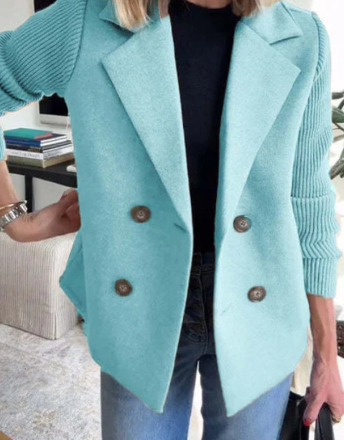H&F Knitted Lapel Jacket c