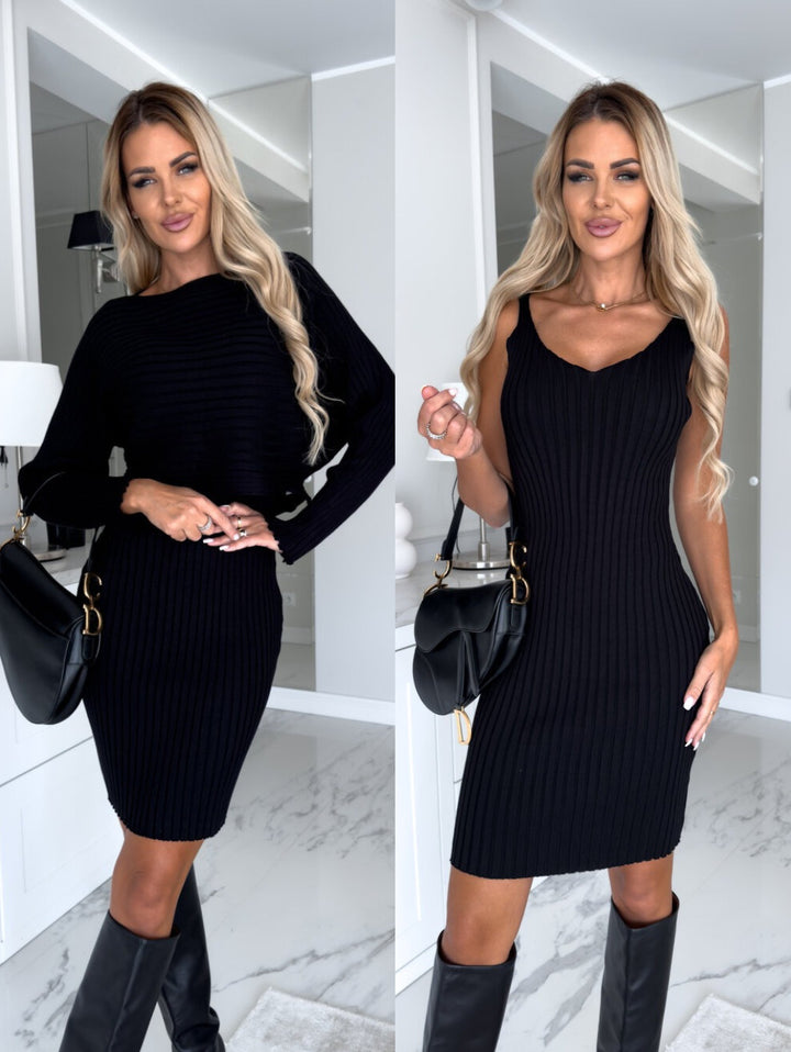 H&F Solid Stripe Otfit c