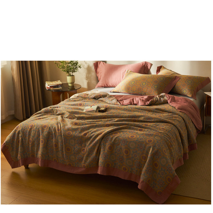 H&F — Cotton Class A Yarn-Dyed Jacquard Summer Blanket