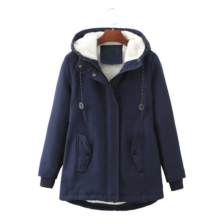 H&F Hooded Lambswool Parka c