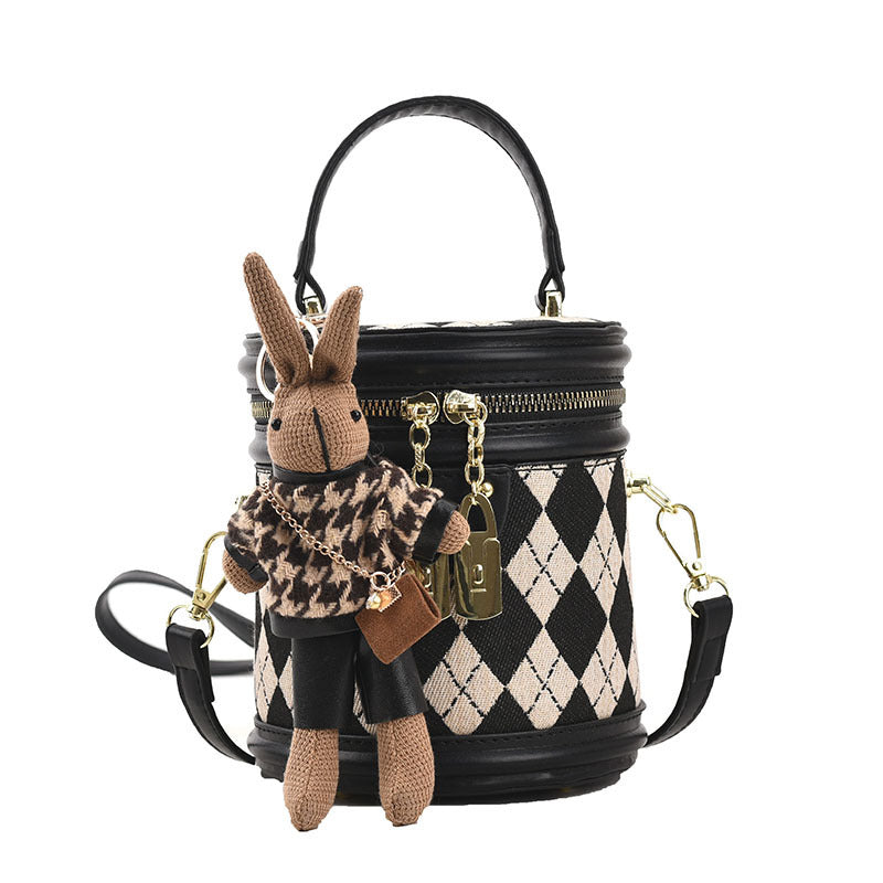 H&F Printed Textured Bag c