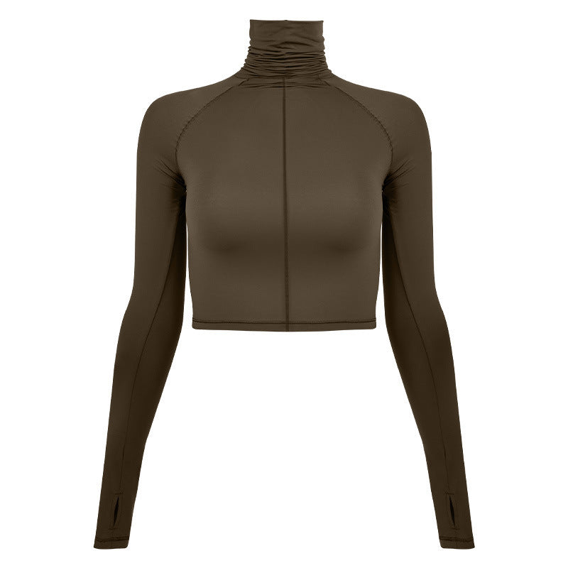 H&F Spandex Turtleneck Shirt c