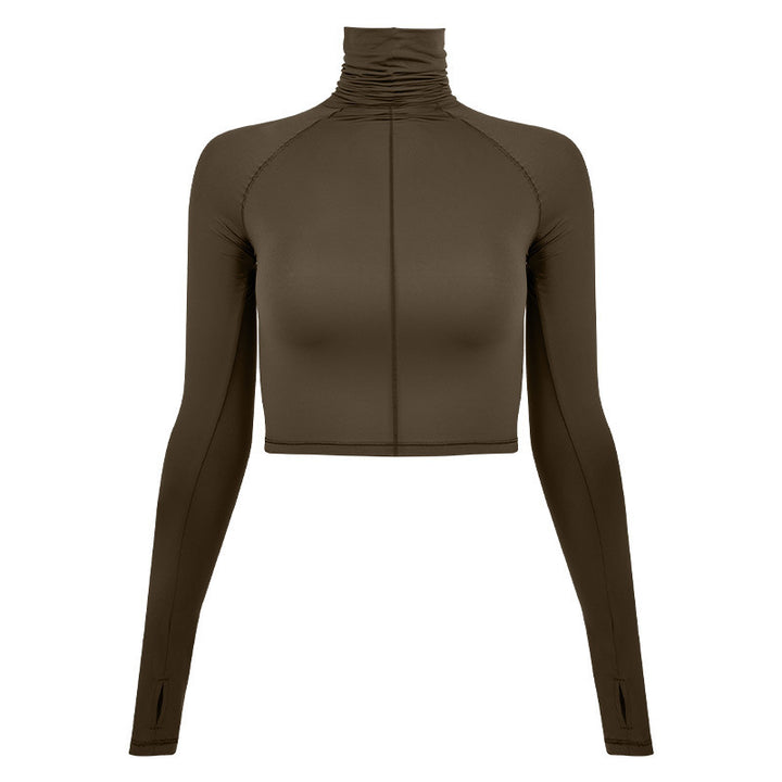 H&F Spandex Turtleneck Shirt c