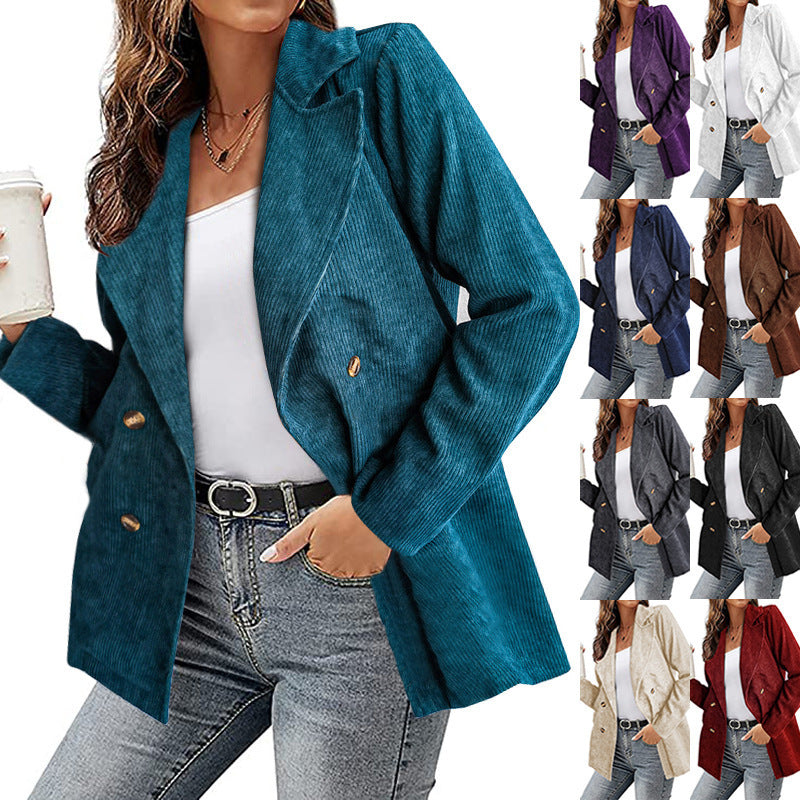 H&F Solid Blazer Jacket c