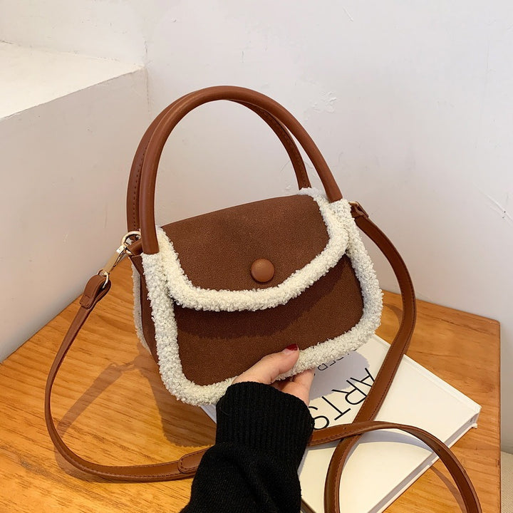 H&F Lamb Plush Handbag c