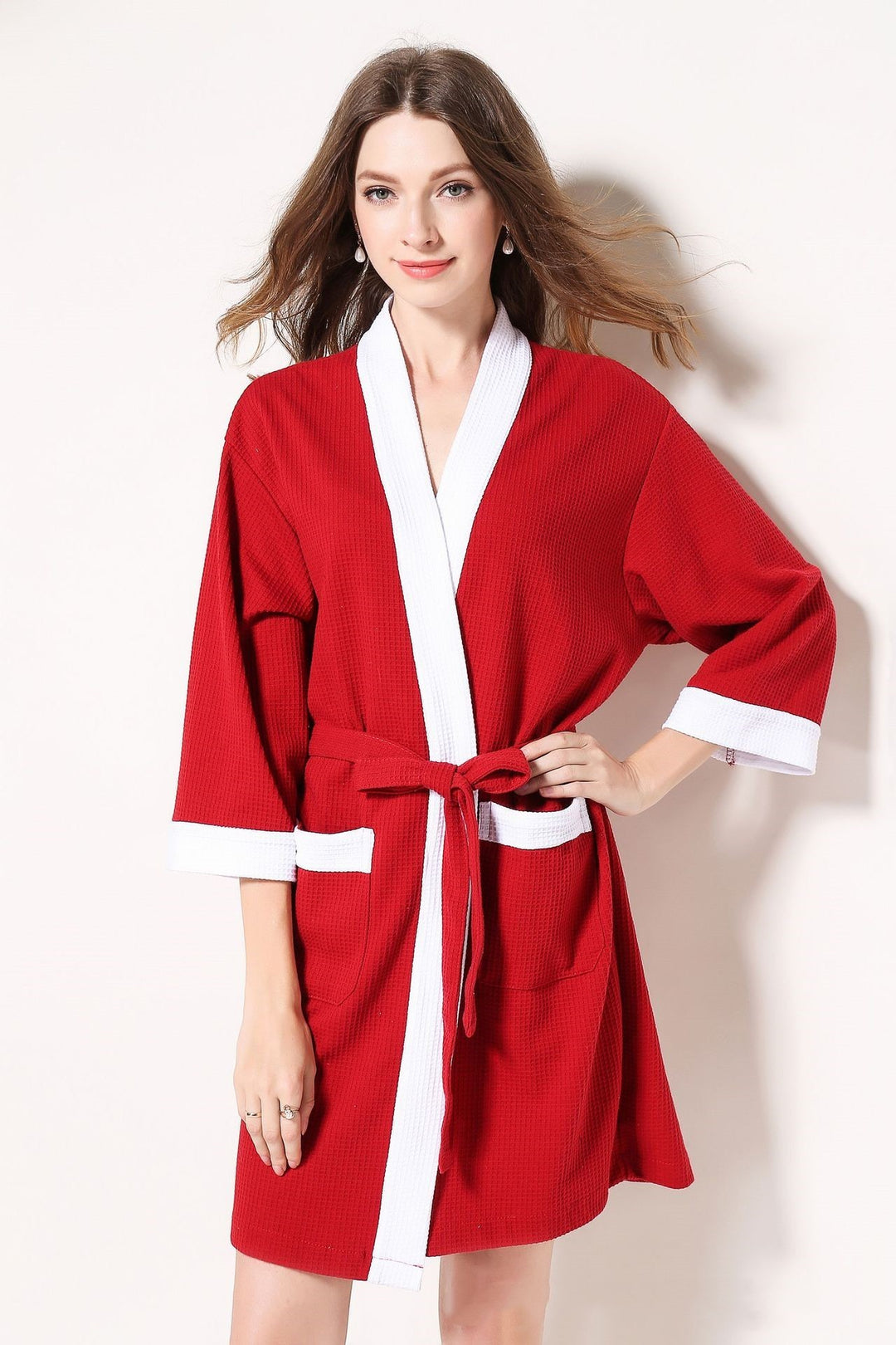 H&F Cotton Waffle Robe c