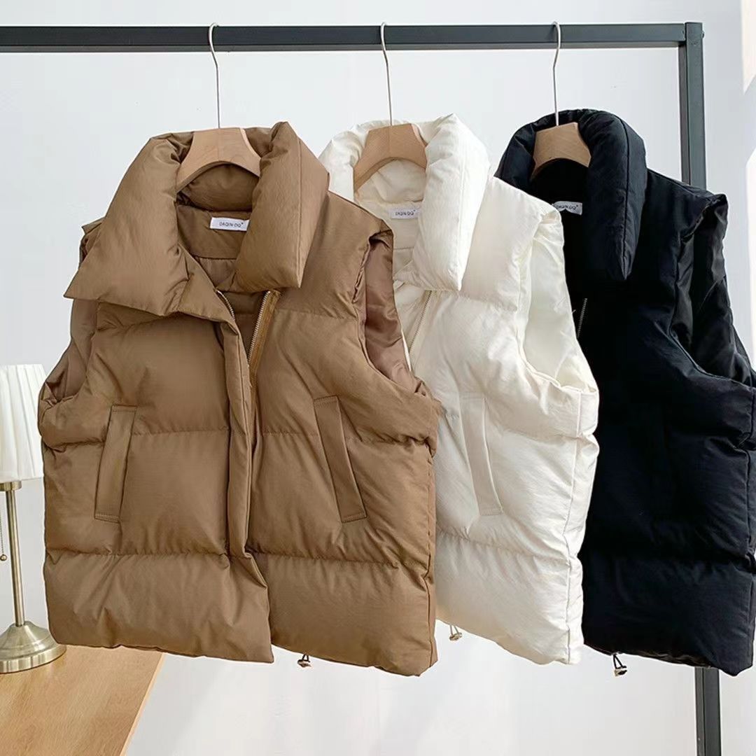 H&F Stand Collar Vest c