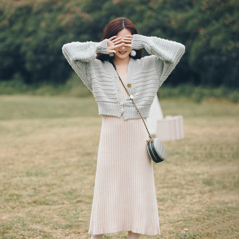 H&F Sweater Skirt Set c